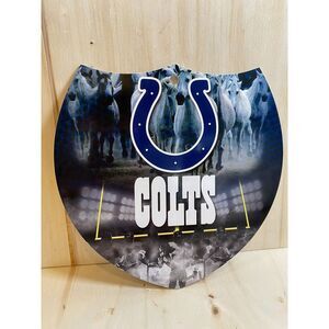 Indianapolis Colts Football Plastic Sign Plaque‎ NFL New
